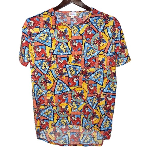 NWT XXS Disney Little Mermaid- Ariel, Flounder and Sebastian, LuLaRoe Irma - Picture 1 of 6